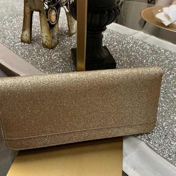 Kate Spade Burgess Ct Long Wallet Gold (glitter sparkles) - Picture 2 of 7
